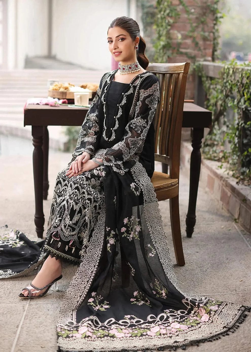 ATM26174 | Pakistani Designer Kahf Inspired Ready To Wear Luxury Lawn 3 Piece Suit