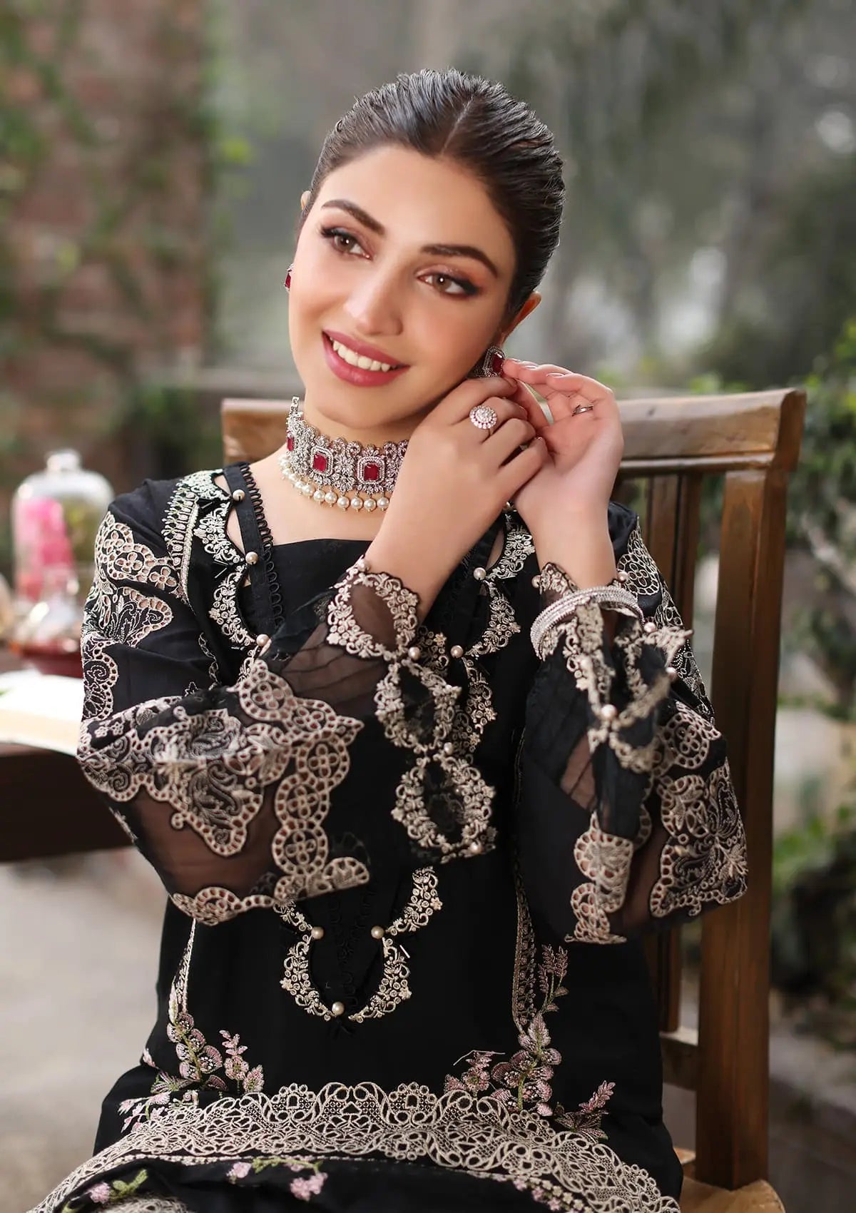 ATM26174 | Pakistani Designer Kahf Inspired Ready To Wear Luxury Lawn 3 Piece Suit