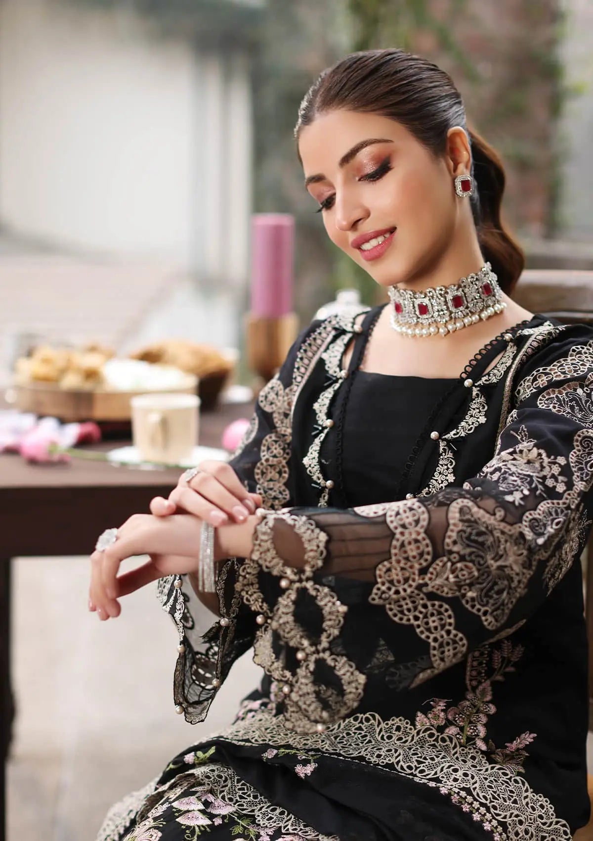 ATM26174 | Pakistani Designer Kahf Inspired Ready To Wear Luxury Lawn 3 Piece Suit