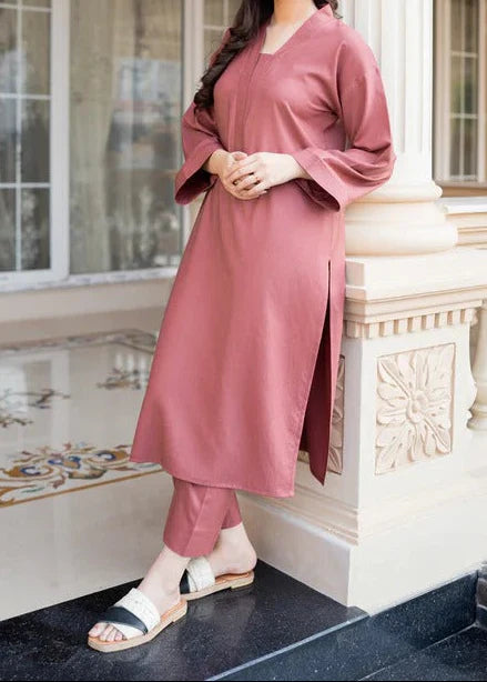 ATM26176 | Pakistani Designer Stitched 2PC Lawn Co-Ord Set