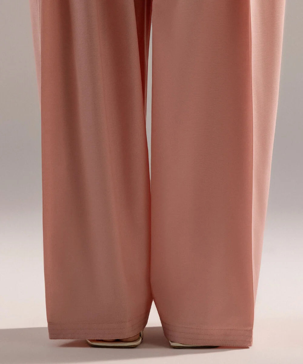 ATM26186 | Pakistani Designer Sapphire Solid Pink Stitched 2PC Lawn Co-Ord Set