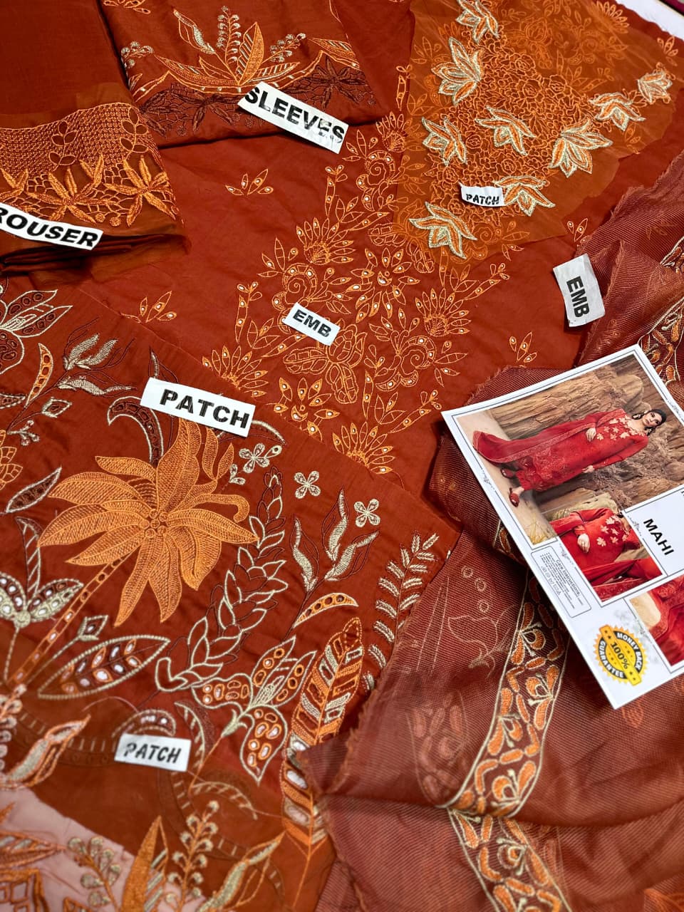ATM26188 | Pakistani Designer Rang Rasiya Inspired Ready To Wear Luxury Lawn 3 Piece Suit