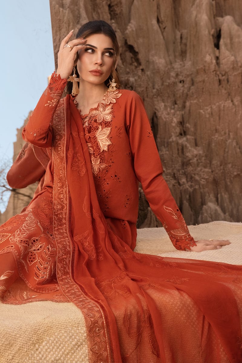 ATM26188 | Pakistani Designer Rang Rasiya Inspired Ready To Wear Luxury Lawn 3 Piece Suit
