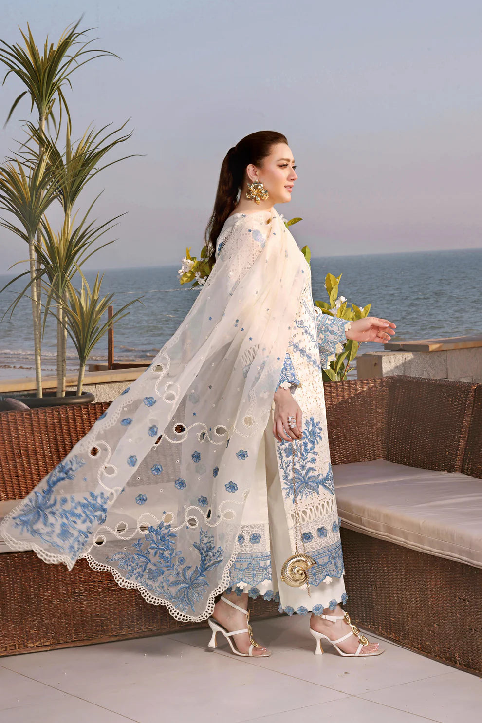 ATM26189 | Pakistani Designer Aneelas Inspired Ready To Wear Luxury Lawn 3 Piece Suit