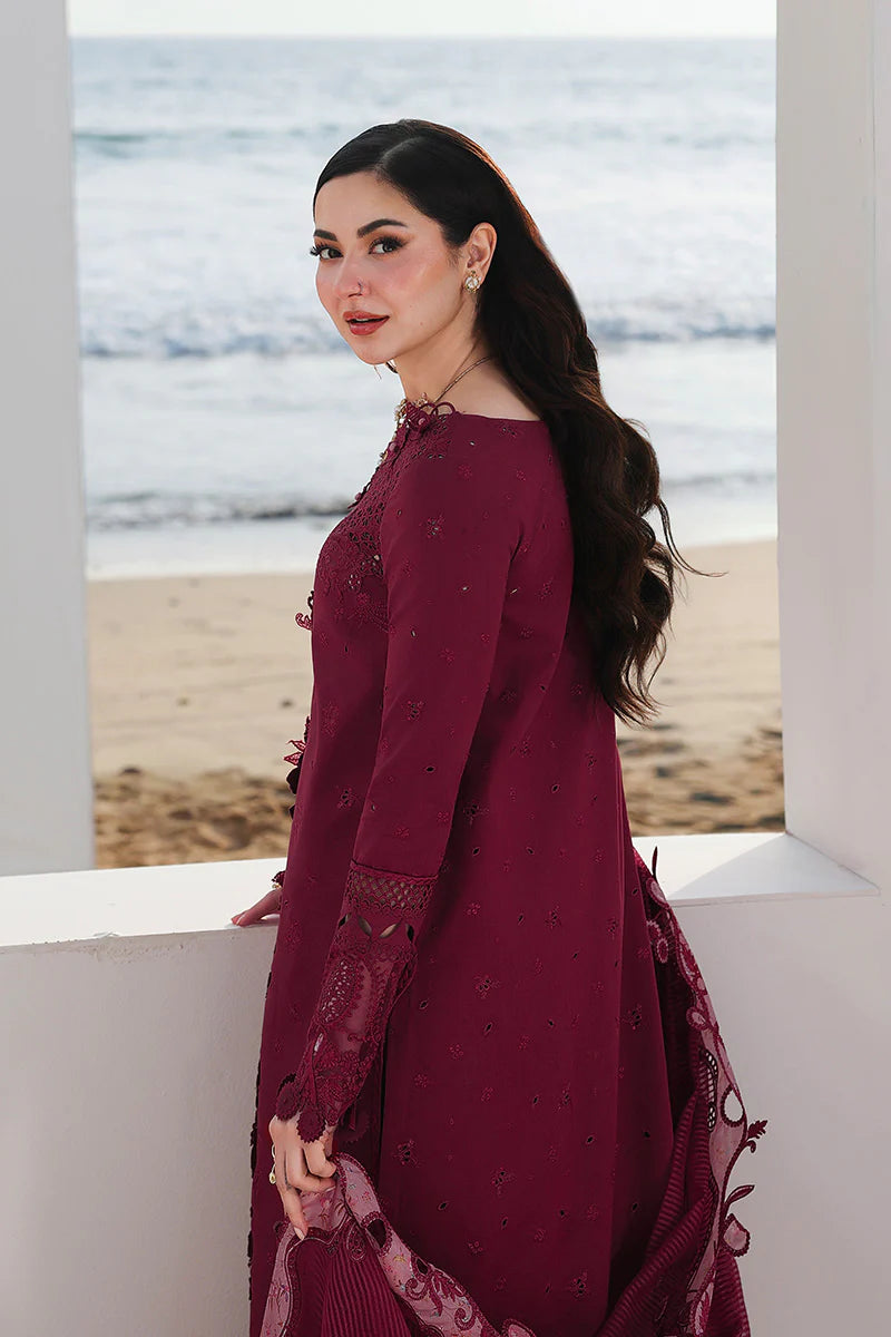 ATM26190 | Pakistani Designer Qalamkar Inspired Ready To Wear Luxury Lawn 3 Piece Suit