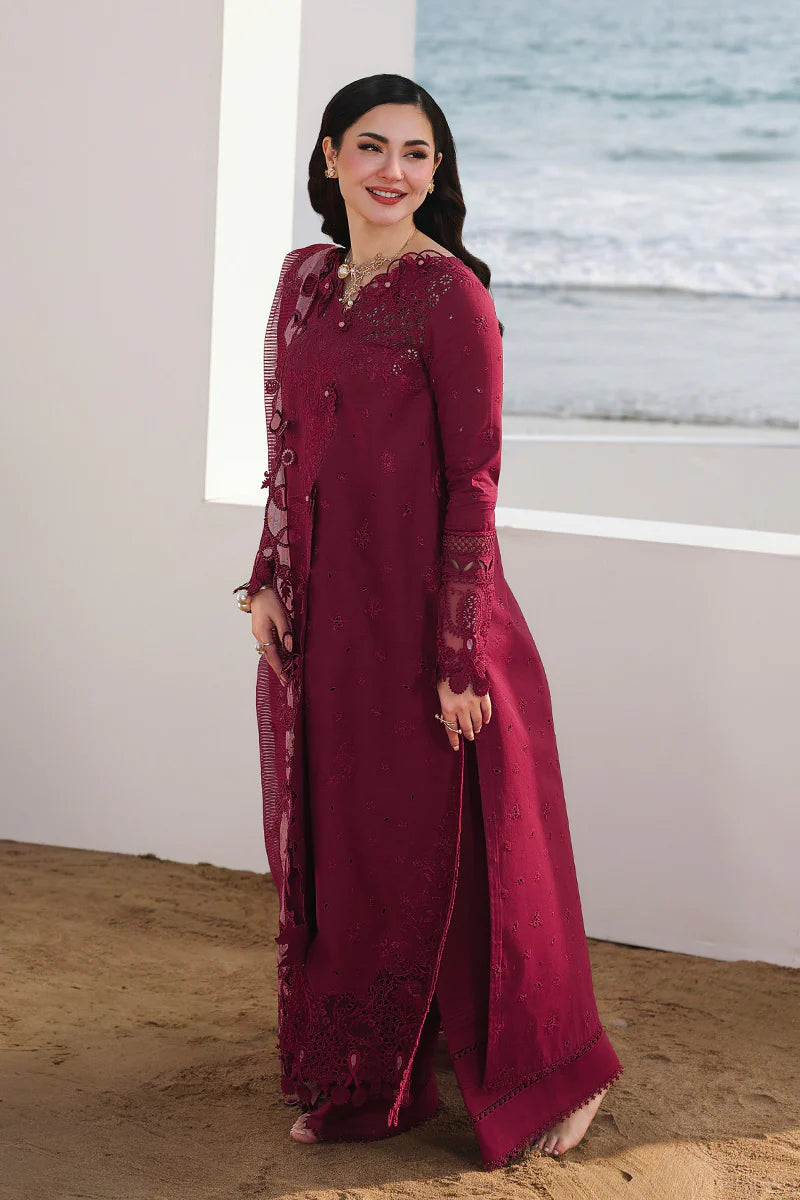 ATM26190 | Pakistani Designer Qalamkar Inspired Ready To Wear Luxury Lawn 3 Piece Suit