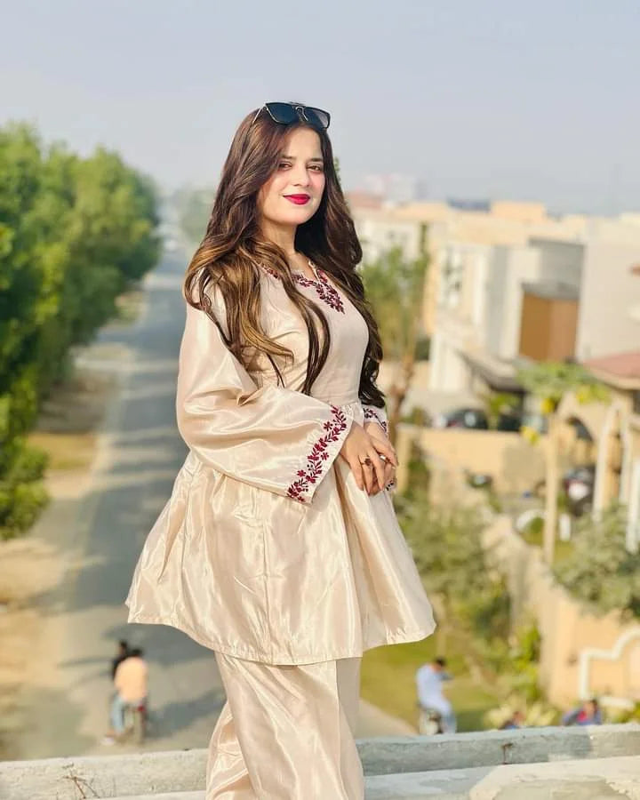 ATM26209 | Designer 2 Piece Embroidered Readymade Silk Suit