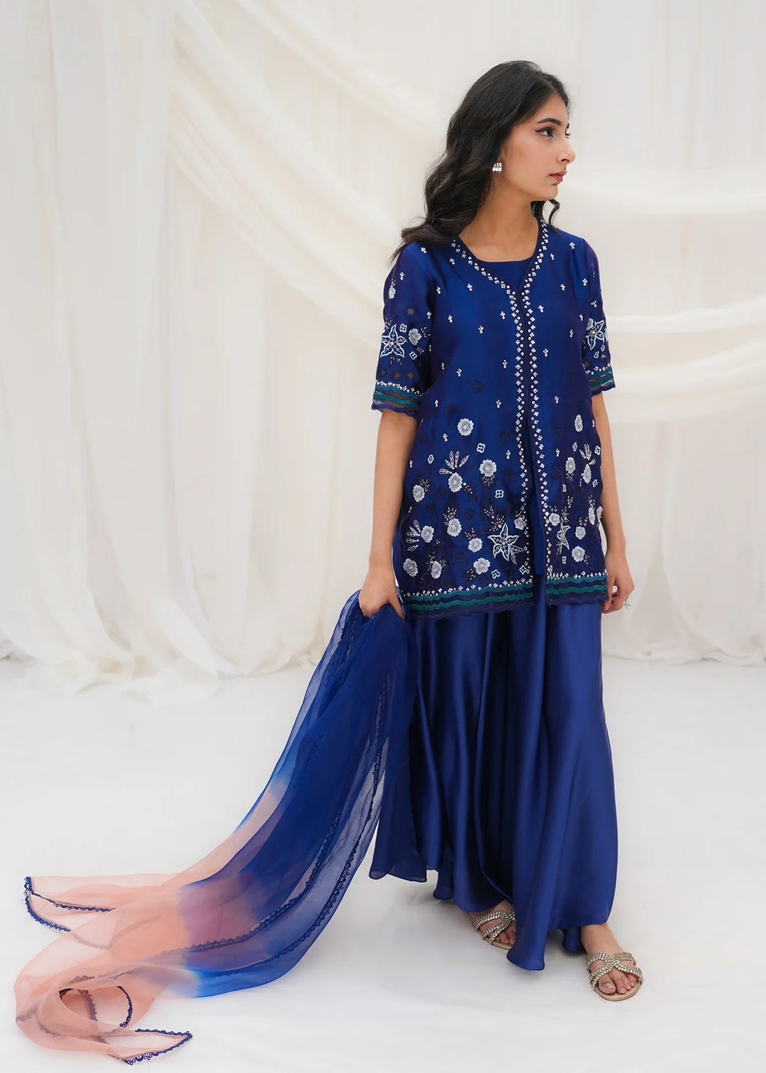 ATM26225 | Mommy & Me Three Piece Partywear Readymade Suit