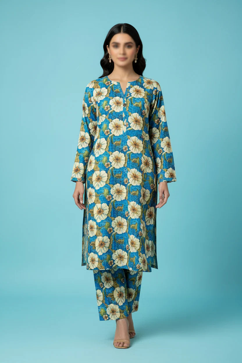 ATM26238 | Pakistani Designer Digital Printed 2 Piece Suit