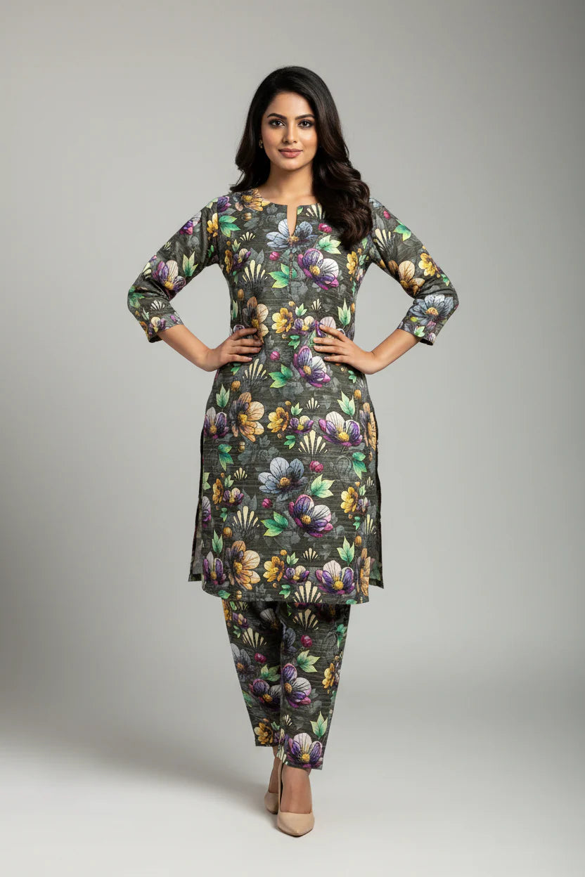 ATM26240 | Pakistani Designer Digital Printed 2 Piece Suit