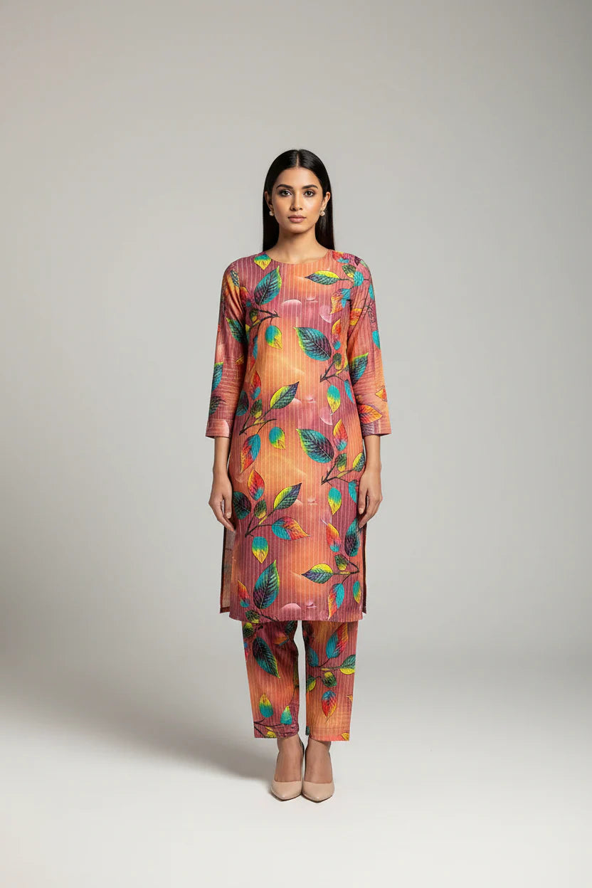 ATM26243 | Pakistani Designer Digital Printed 2 Piece Suit
