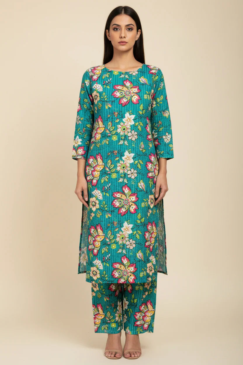 ATM26244 | Pakistani Designer Digital Printed 2 Piece Suit