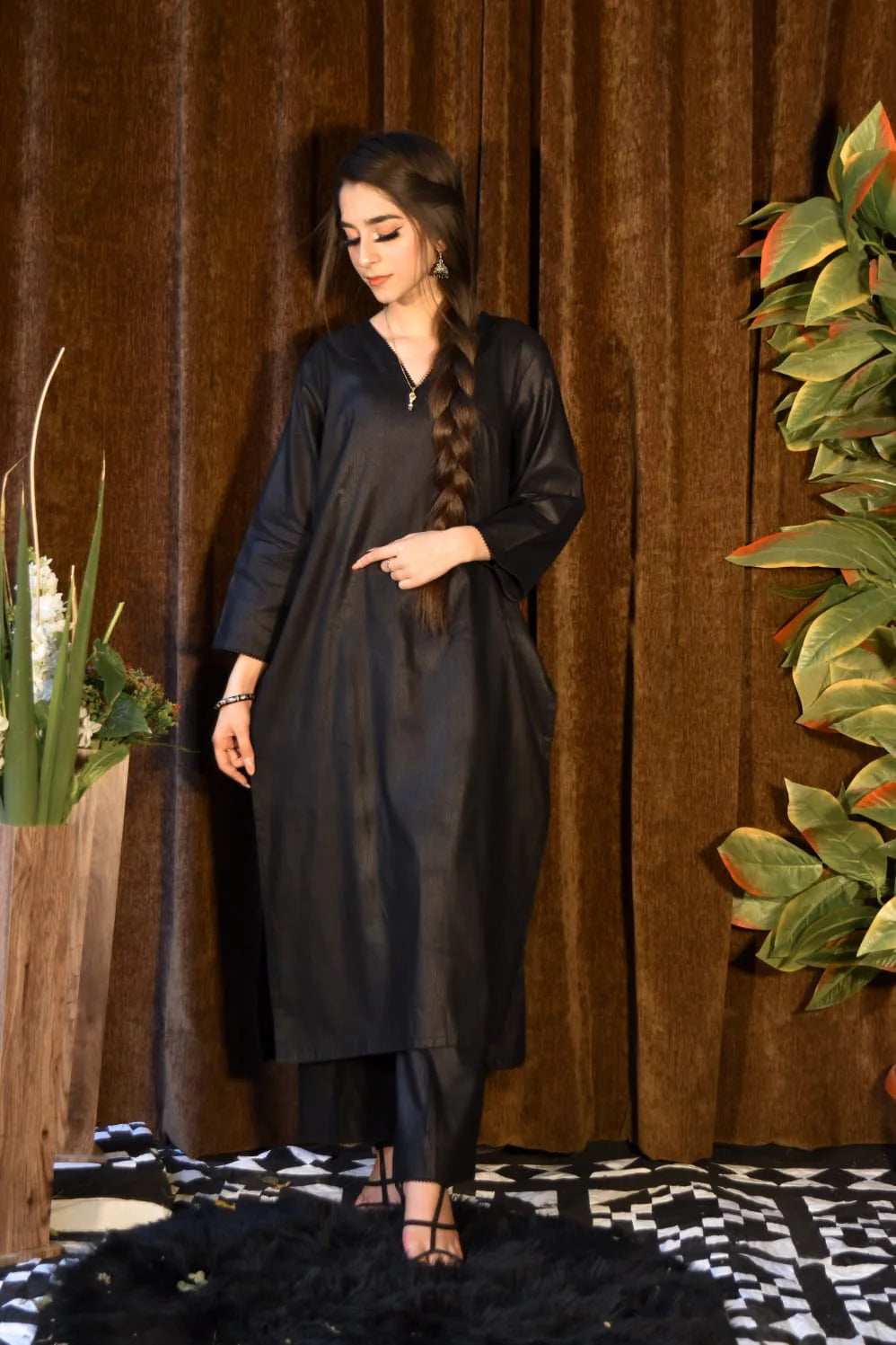 ATM26273 | Pakistani Designer's Ravi 2PC Readymade Suit