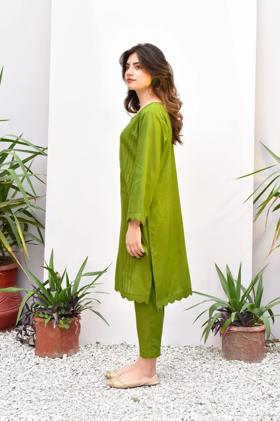 ATM26277 | Pakistani Designer's Bagh 2PC Readymade Suit