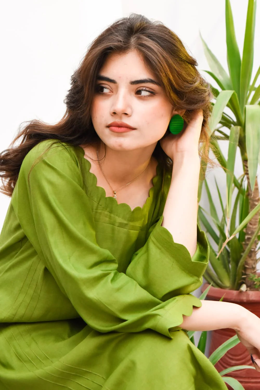ATM26277 | Pakistani Designer's Bagh 2PC Readymade Suit