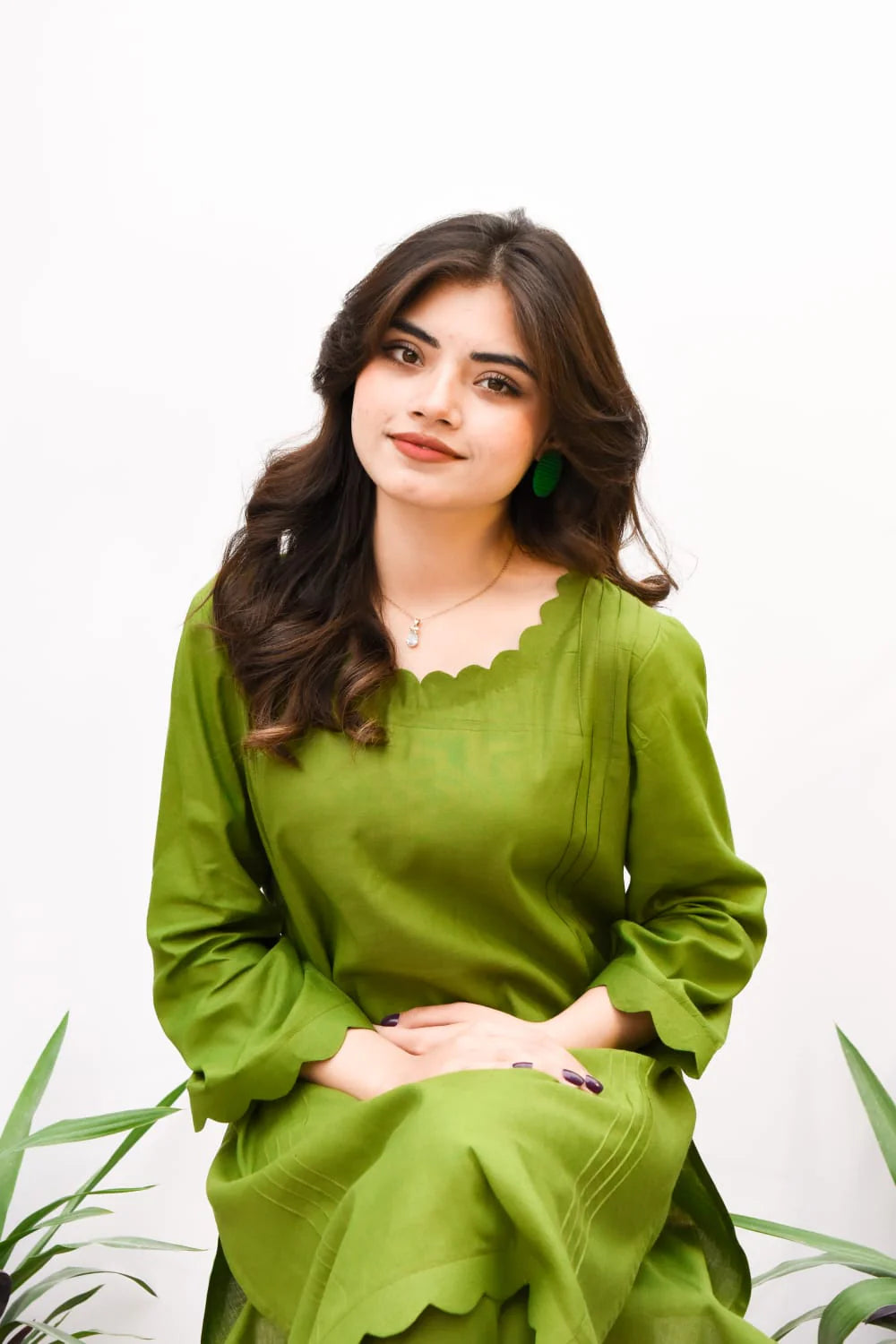 ATM26277 | Pakistani Designer's Bagh 2PC Readymade Suit