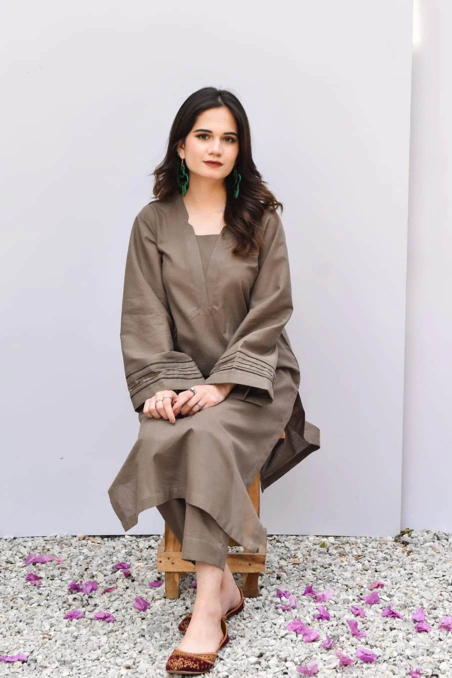 ATM26280 | Pakistani Designer's Zoae 2PC Readymade Suit