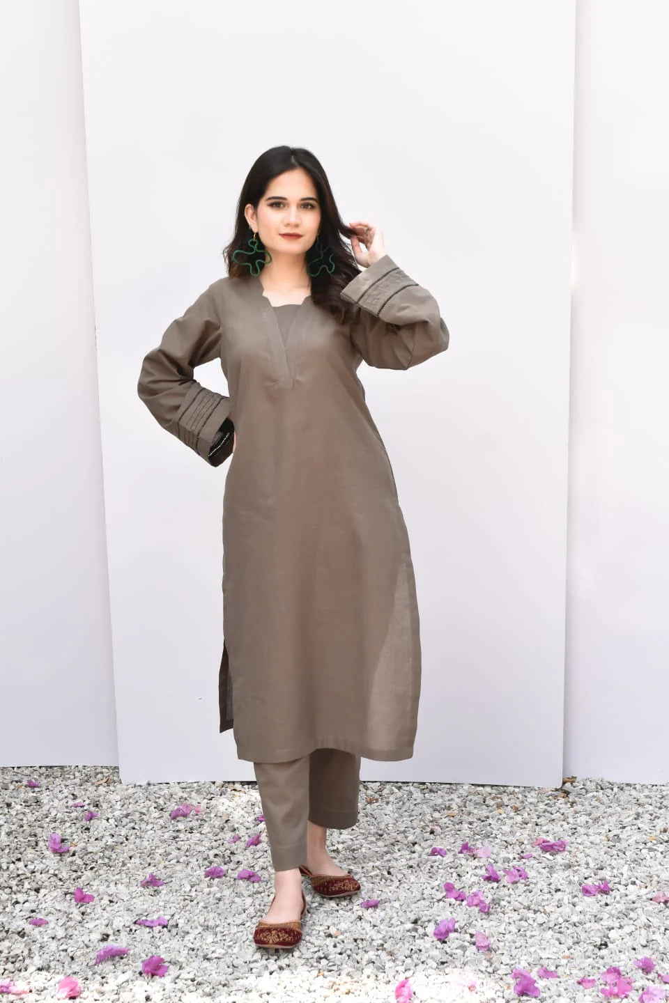 ATM26280 | Pakistani Designer's Zoae 2PC Readymade Suit