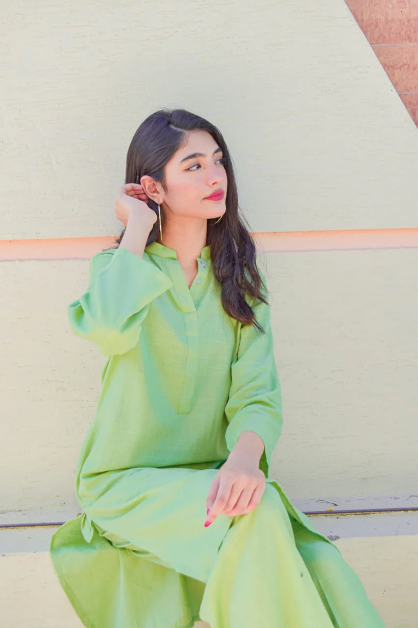 ATM26282 | Pakistani Designer's Coolwinter 2PC Readymade Suit
