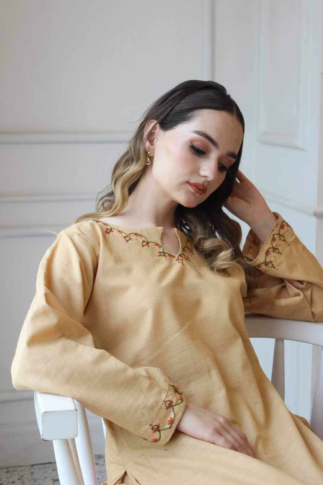 ATM26283 | Pakistani Designer's Zoha 2PC Hand Embroidered Readymade Suit