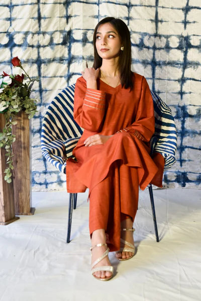 ATM26288 | Pakistani Designer's  Gamma 2PC  Readymade Suit