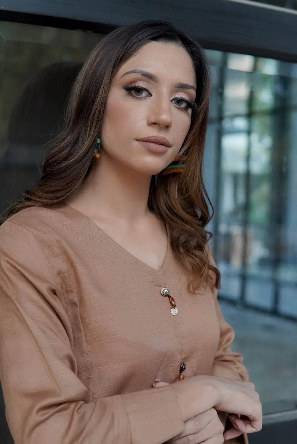 ATM26290 | Pakistani Designer's  Khaddar 2PC Readymade Suit
