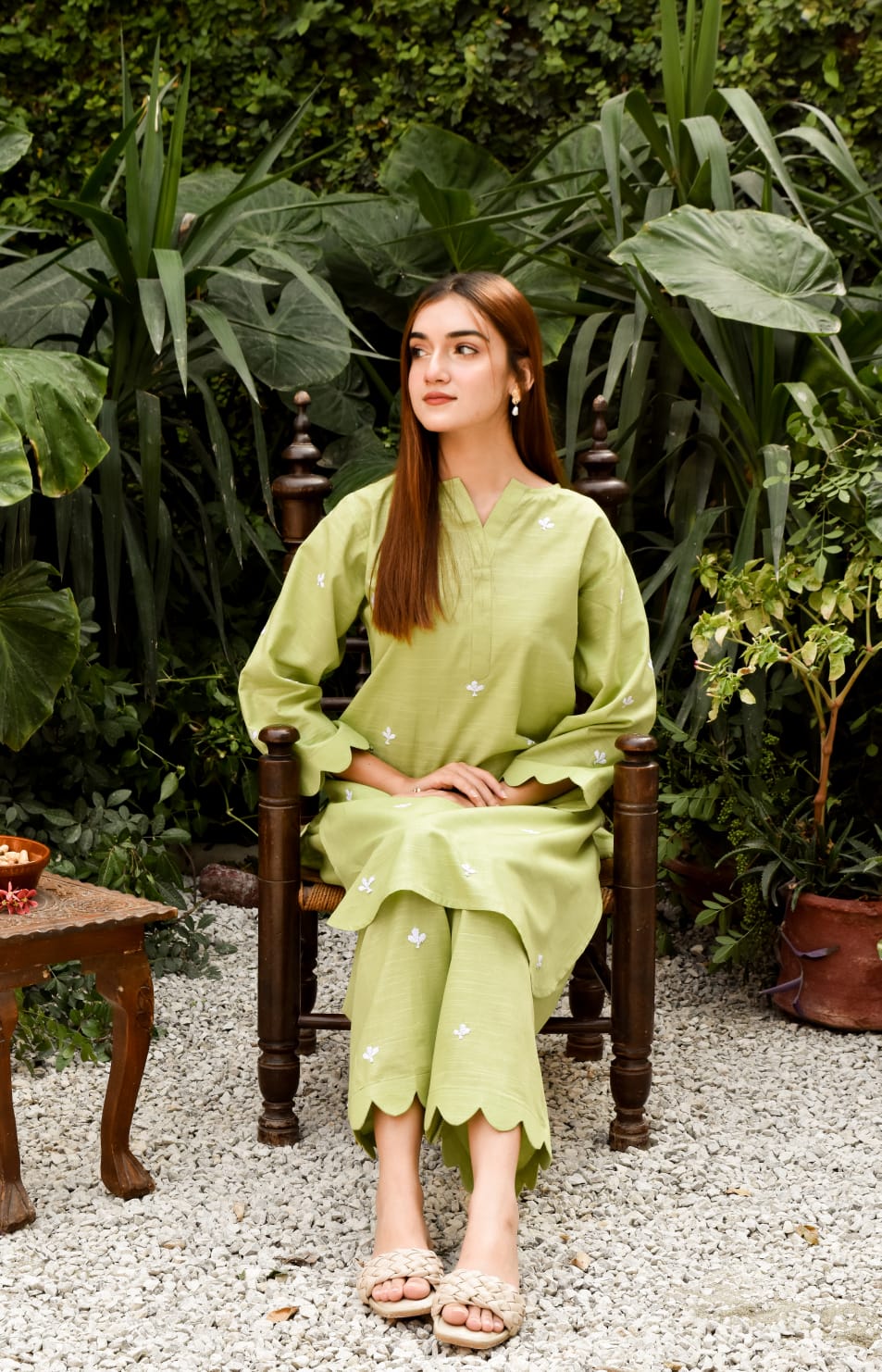 ATM26292 | Pakistani Designer's Khaddar 2PC Embroidered Readymade Suit