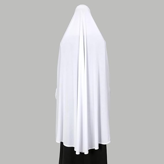 ATM26299 | Instant Muslim Abayas with Sleeve Hijab for Women Long Shawl Full Cover Khimar Prayer Headscarf