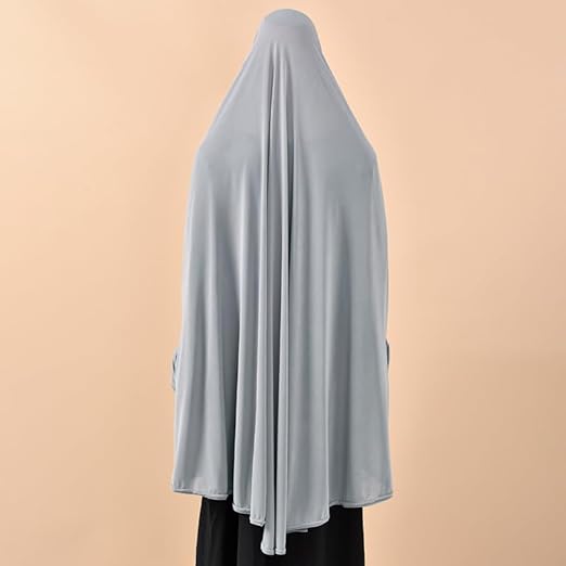 ATM26299 | Instant Muslim Abayas with Sleeve Hijab for Women Long Shawl Full Cover Khimar Prayer Headscarf