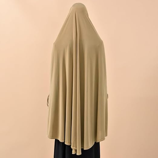 ATM26299 | Instant Muslim Abayas with Sleeve Hijab for Women Long Shawl Full Cover Khimar Prayer Headscarf
