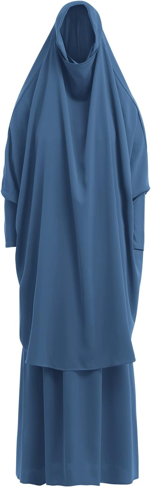 ATM26300 | Abayas for Women Muslim Chiffon Prayer Burqa Dress Burkas for Women Muslim Hijab Dress Full Length Islamic Veil Abaya Set
