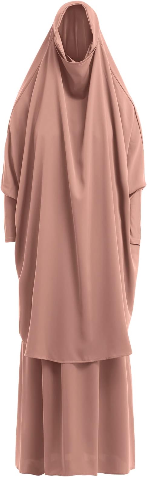 ATM26300 | Abayas for Women Muslim Chiffon Prayer Burqa Dress Burkas for Women Muslim Hijab Dress Full Length Islamic Veil Abaya Set