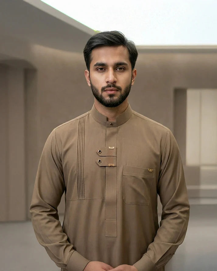 ATM26309 |  Premium Designer Brown Thobe