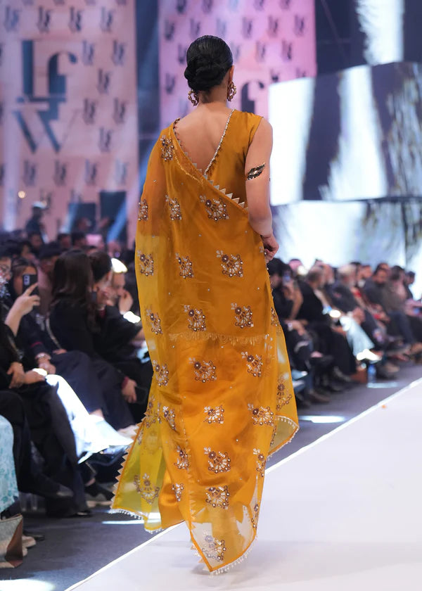ATM26322 | Pakistani Designer's Silk  Hand Made Embroidered  Readymade 3 Piece Partywear Suit