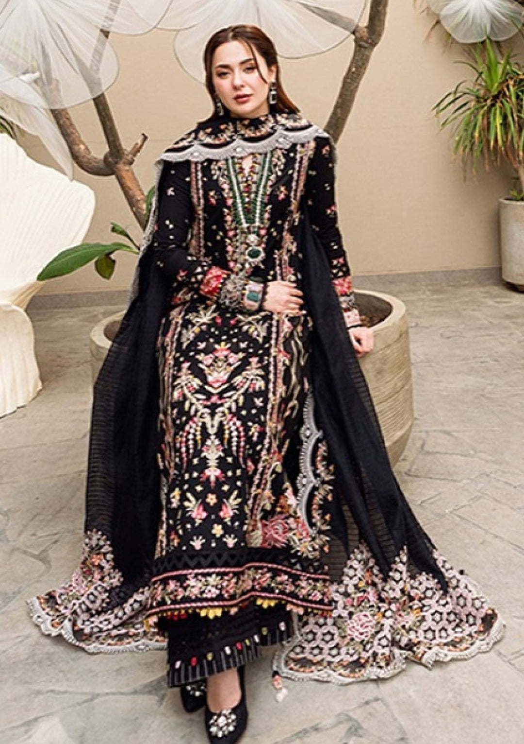 ATM26166 | Pakistani Designer Sahil Inspired Ready To Wear Luxury Lawn 3 Piece Suit