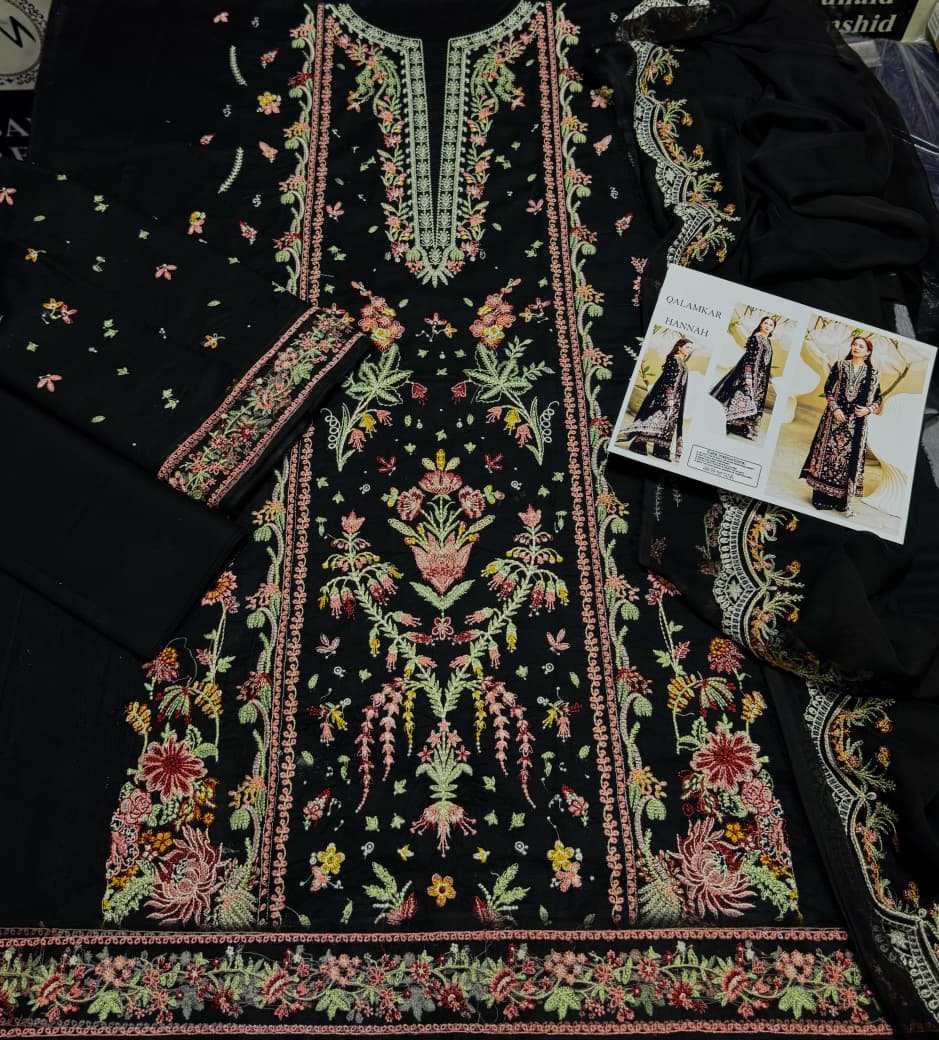 ATM26166 | Pakistani Designer Sahil Inspired Ready To Wear Luxury Lawn 3 Piece Suit