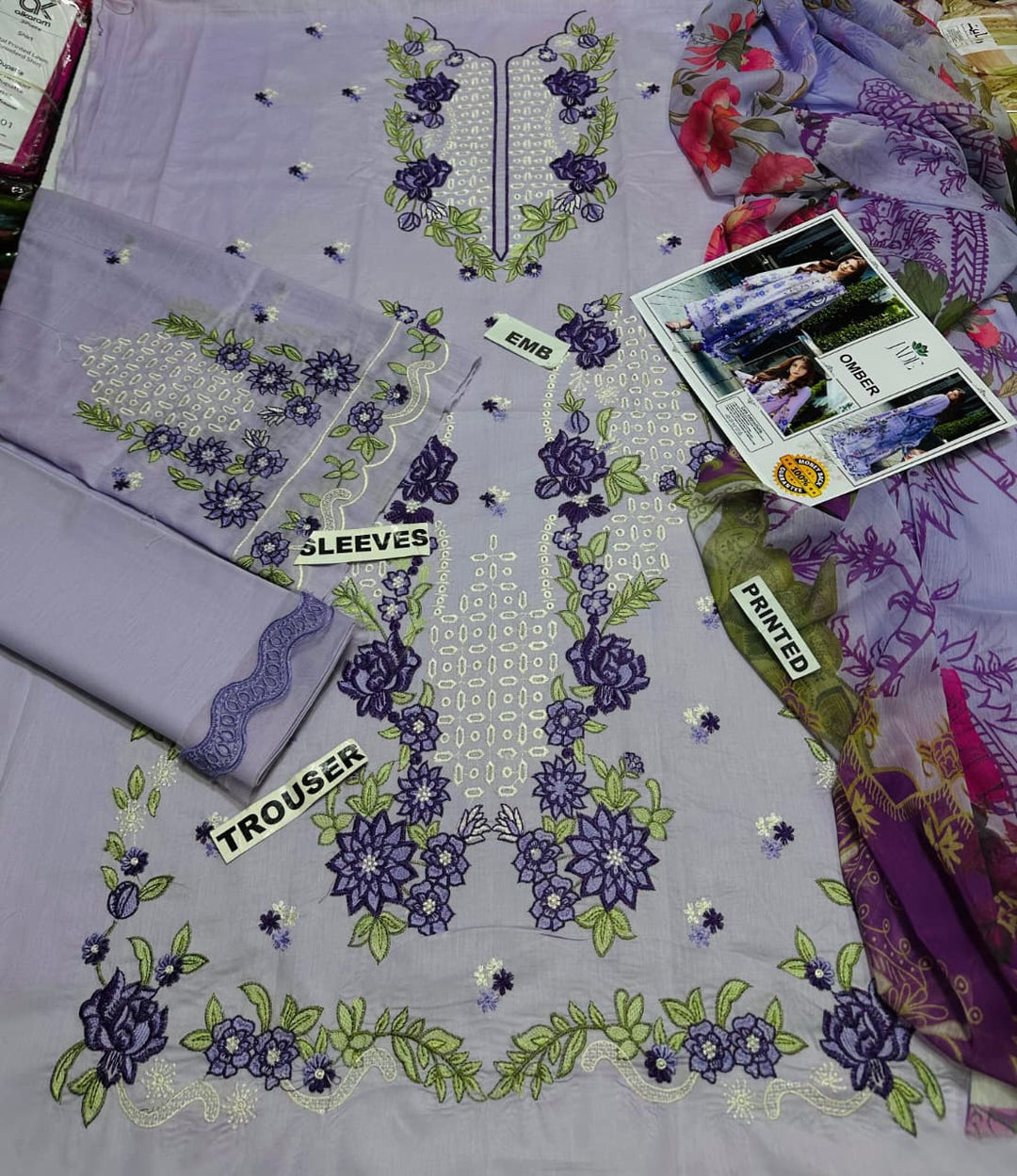 ATM26155 | Pakistani Designer Jade Inspired Ready To Wear Luxury Lawn 3 Piece Suit
