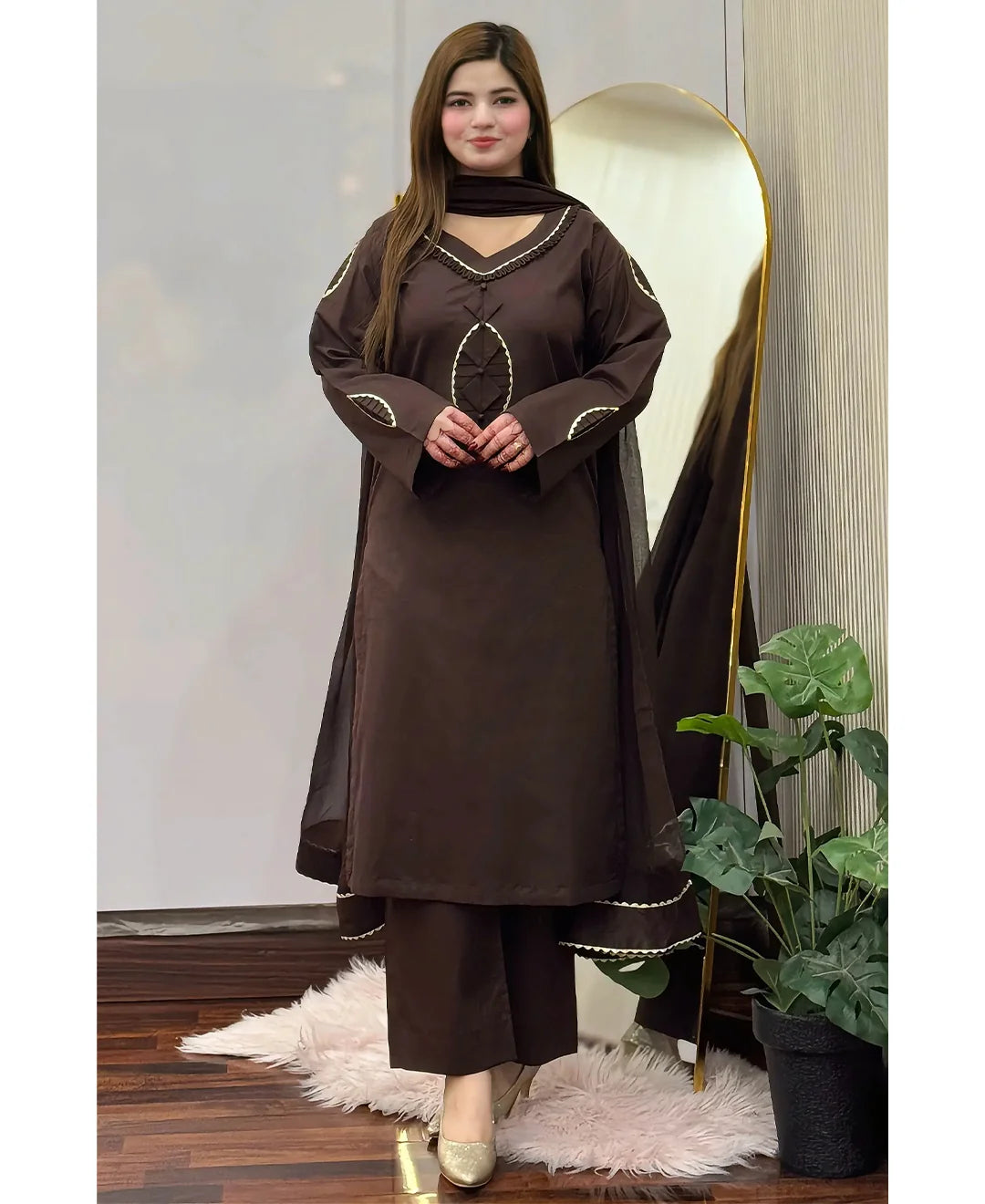 ZWW26001 | Solid 3 PC Readymade Suit