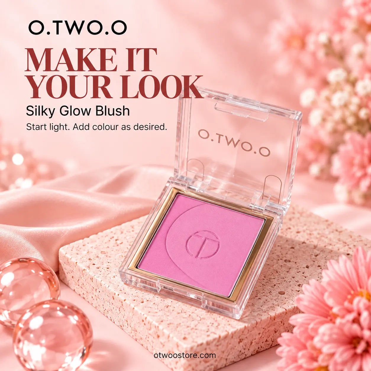 O.TWO.O Silky Glow Blush