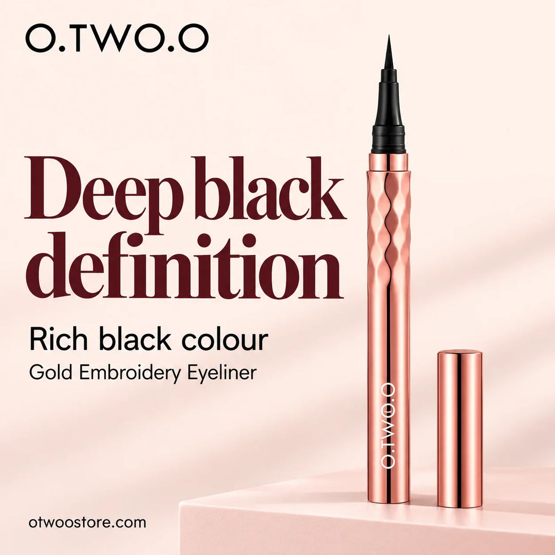 O.TWO.O Gold Embroidery Eyeliner