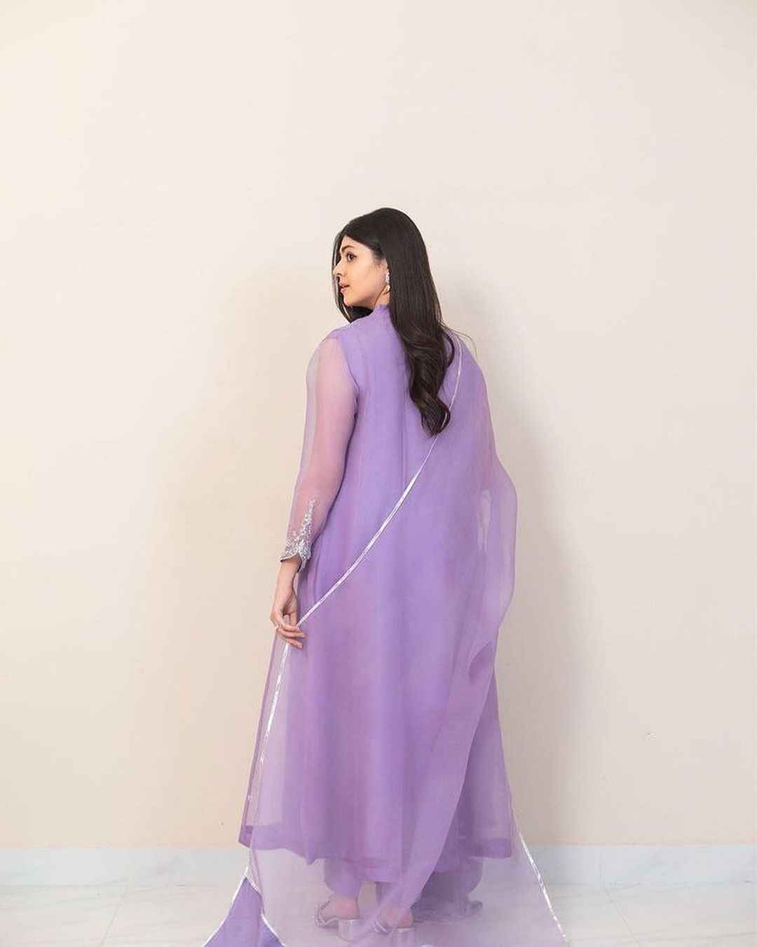 ATM26101 | Designer Organza 3 Piece Zuana Lilac