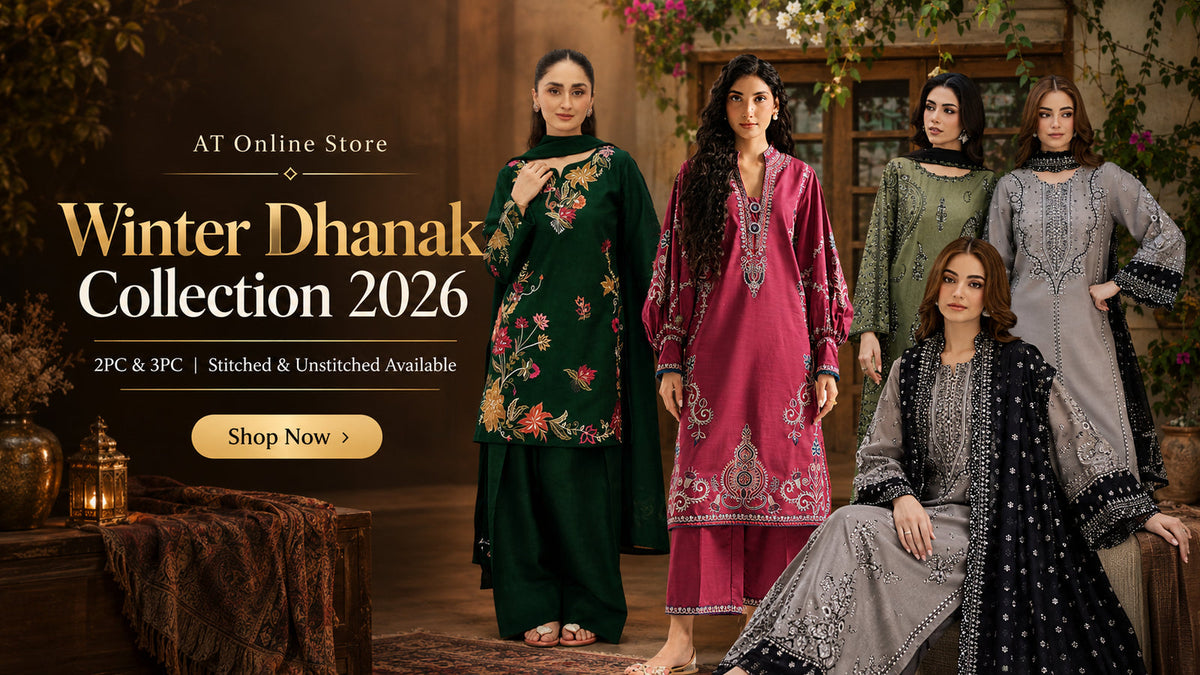 Winter Dhanak Collection 2026 - AT Online Store