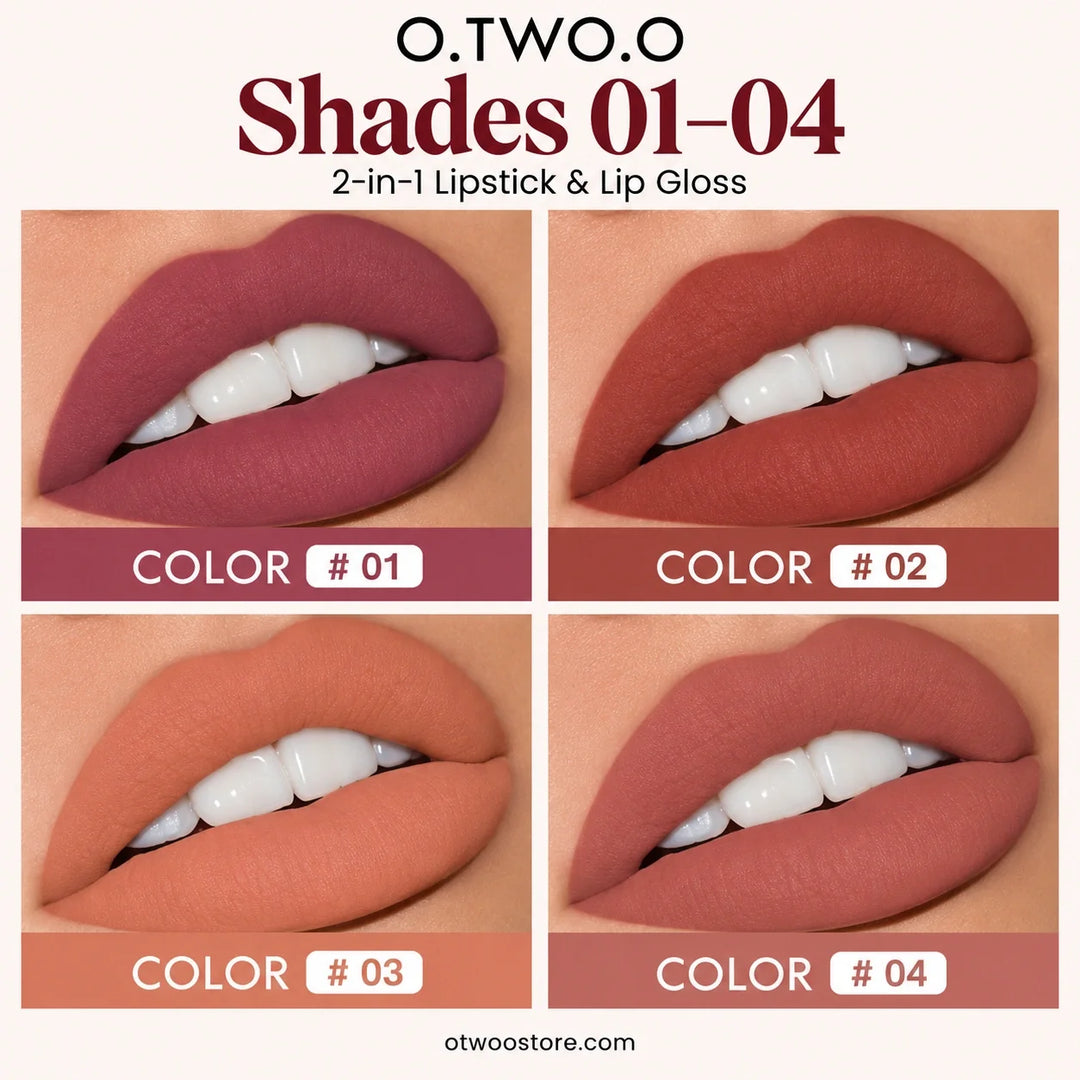 O.TWO.O 2in1 Lipstick & Lip gloss