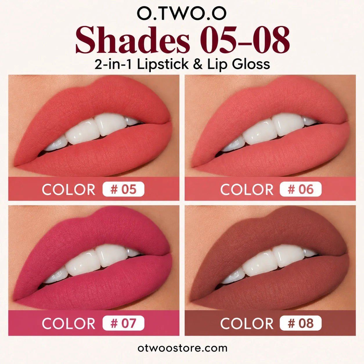 O.TWO.O 2in1 Lipstick & Lip gloss