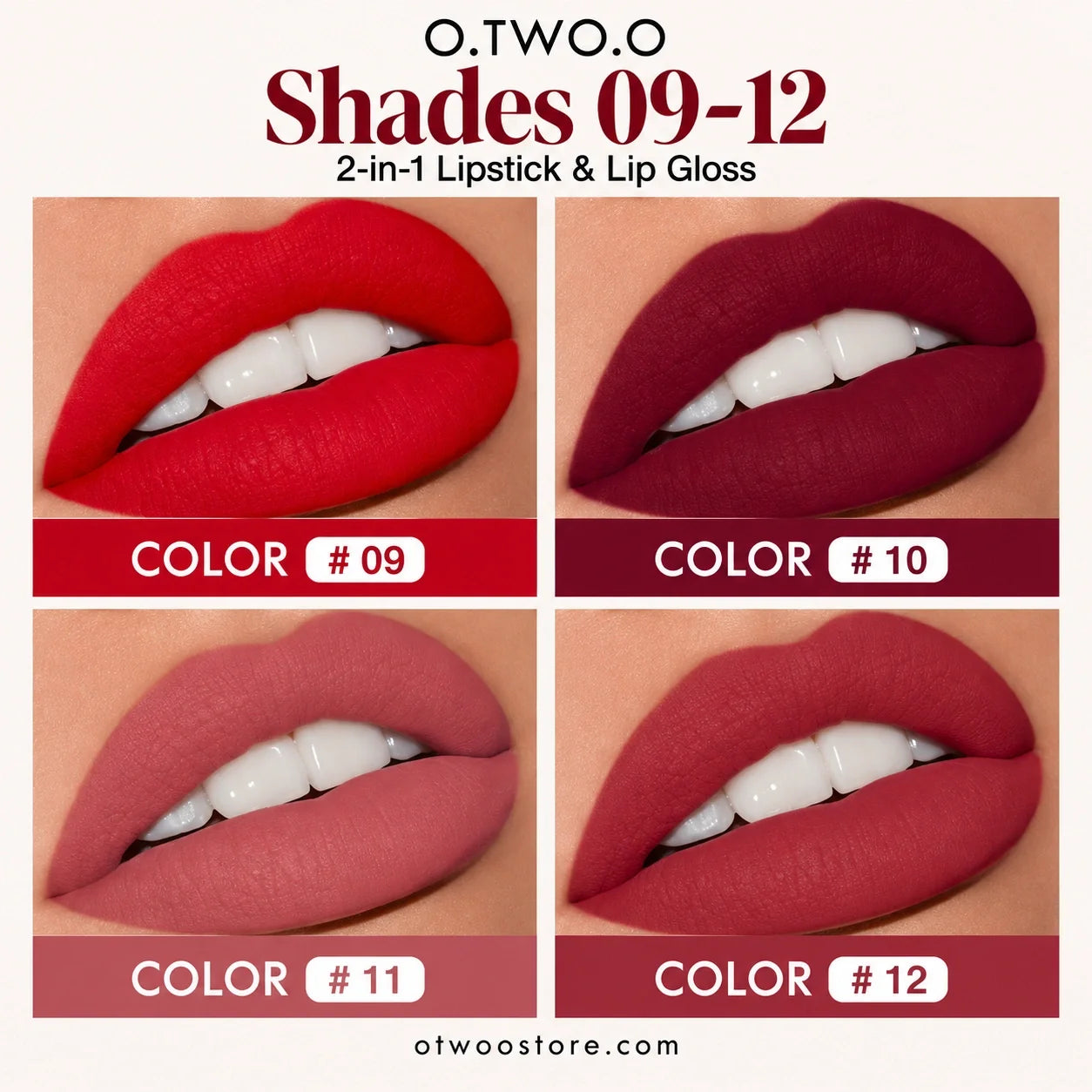 O.TWO.O 2in1 Lipstick & Lip gloss