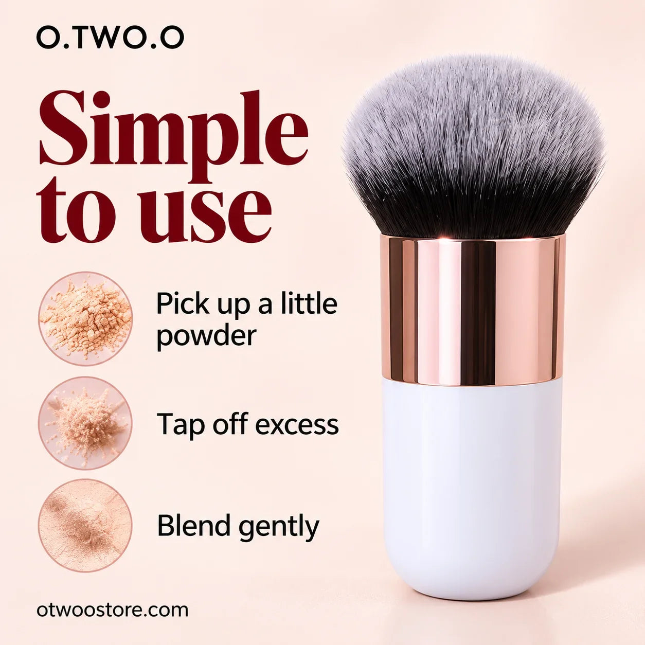 O.TWO.O Fluffy Brush