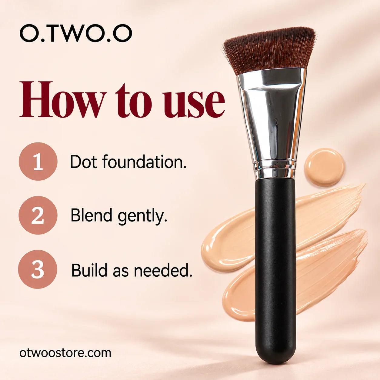 O.TWO.O Foundation brush