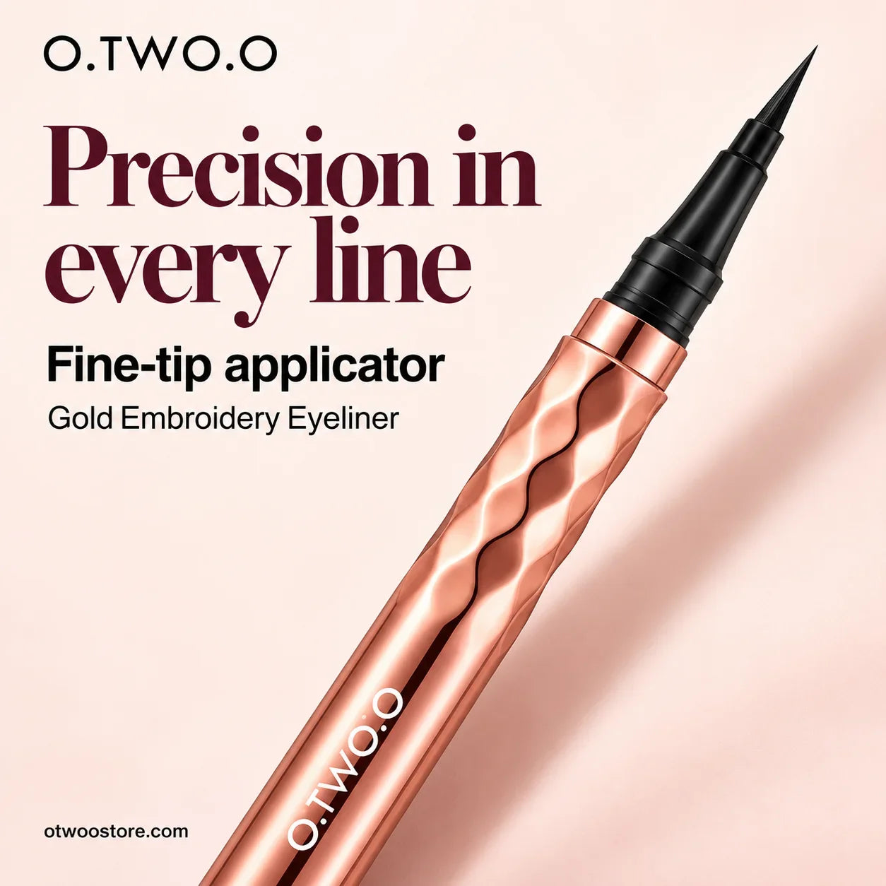 O.TWO.O Gold Embroidery Eyeliner