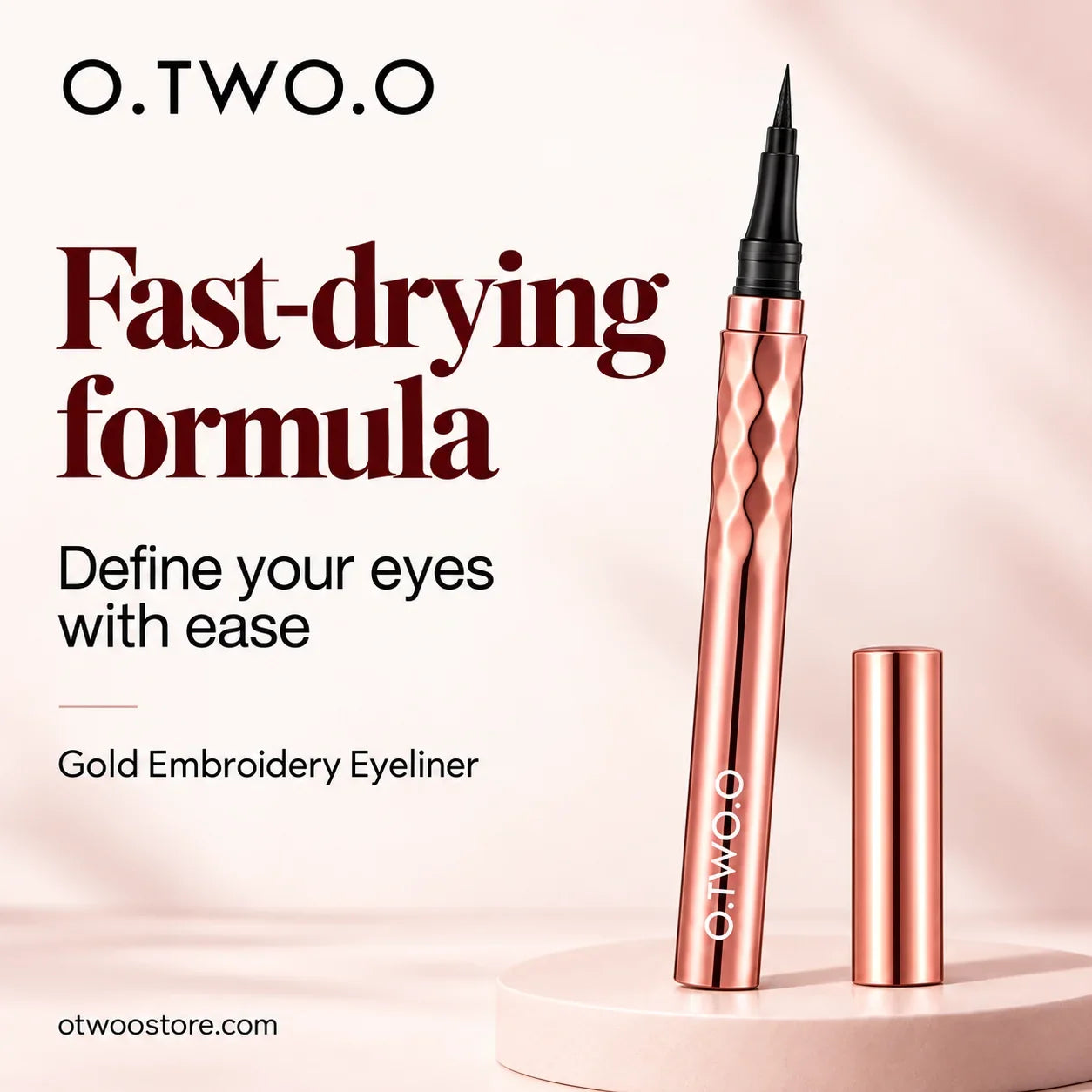 O.TWO.O Gold Embroidery Eyeliner