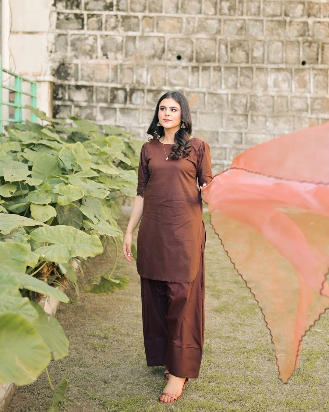 ATM26270 | Pakistani Designer's Saniya Farshi Shalwar Suit